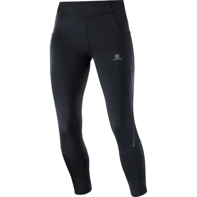 Salomon Cross Run 25'' Women's Running Tights Black | CA 41C29